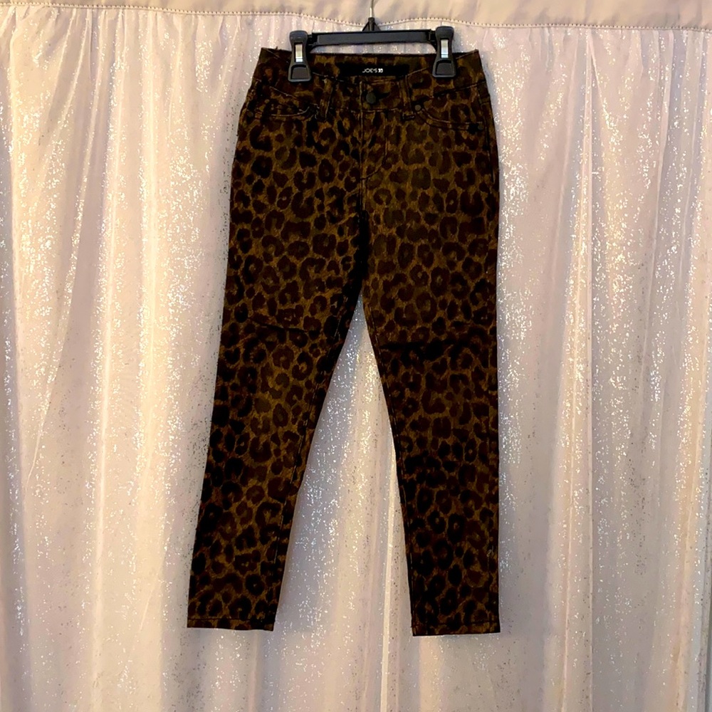 Joe’s Jeans leopard skinny jeans-worn only once!